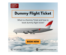 Book Dummy Flight Ticket for Visa at cheapestdummyticket