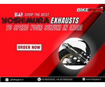 Shop the best Yoshimura Exhausts to speed your SUZUKI in India