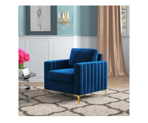 Bristo Upholstered Velvet Club Chair