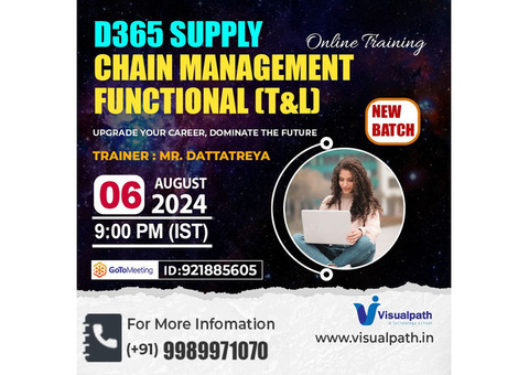 Supply Chain Management (T&L)  D365 Online New Batch