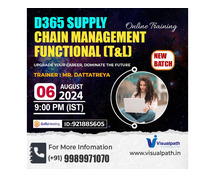 Supply Chain Management (T&L)  D365 Online New Batch