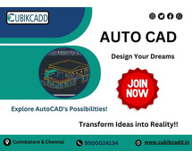 AutoCAD Training in Coimbatore | AutoCad Training Institute in Coimbatore