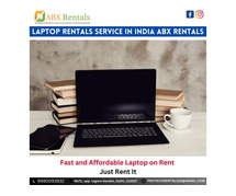 Laptop rentals service in India abx rentals