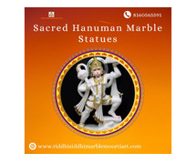 Sacred Hanuman Marble Statues – Adorn Your Home with Divine Presence