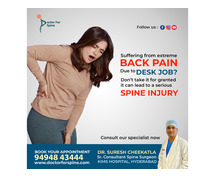 Best spine doctor in Hyderabad - Dr. Suresh cheekatla