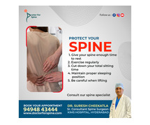 spine surgery treatment in Hyderabad - Dr. Suresh cheekatla