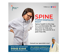 Spine Surgeon in Hyderabad - Dr. Suresh Cheekatla