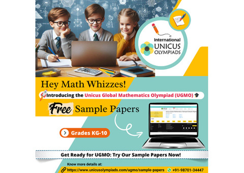 Sample Paper for Grade 4 - Unicus Global Mathematics Olympiad