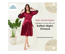 Buy Women's Maxi And Mini Length Night Dress | The Kaftan Company