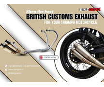 Shop the best British Customs Exhaust for your Triumph motorcycle