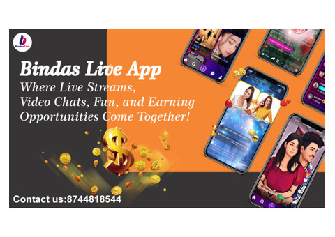 Bindas Live: Compete in PK Battles, Stream Live, and Audio & video Chat with Friends !