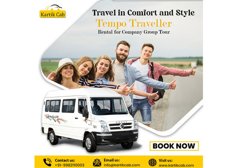 Tempo Traveller Hire in Jaipur with Kartik Cab - Comfortable & Affordable Travel