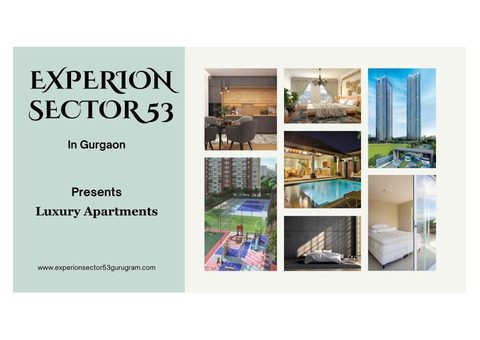 Experion Sector 53 Gurugram - The Destination Of Your Dreams