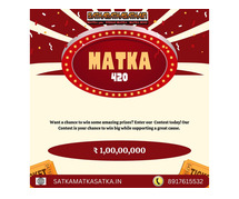 Just Win A Lottery Jackpot With Matka 420