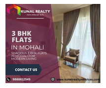 Spacious 3 BHK Flats in Mohali for Modern Living