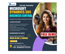 MS Dynamics 365 Business Central Training Hyderabad - Visualpath