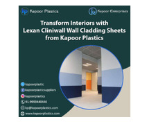 Transform Interiors with Lexan Cliniwall Wall Cladding Sheets from Kapoor Plastics