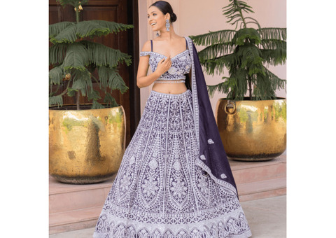 Elegant Bridal Lehengas at Chetan Bangles and Designs