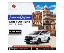 Luxury Innova Crysta Car Hire in Jaipur for Your Special Day