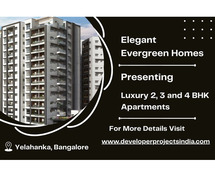 Elegant Evergreen Homes -  Luxury Apartments Amidst Greenery in Yelahanka, Bangalore