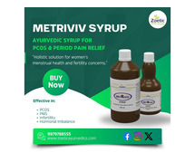 Buy Metriviv Syrup - Ayurvedic Syrup for PCOS