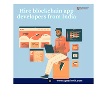 Hire blockchain app developers From India