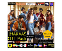 SOLID JHAKAAS SPECIAL PACK – 29 Apps & 300+ Channels – 1 Month OTT Pack