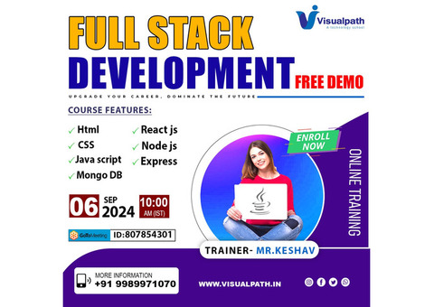 Full Stack Development Online Free Demo