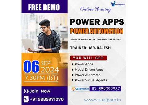 Online FREE DEMO on Power Apps and Power Automate