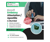 Get Saudi Embassy Attestation in Mumbai