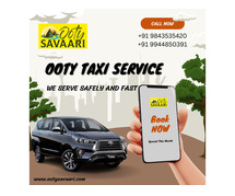 Ooty Savaari - Ooty Taxi Service