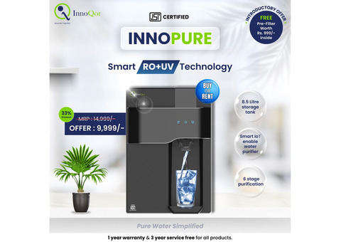 InnoPure RO+UV | Best RO Water Purifier for Home