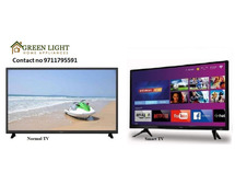 Frameless latest version android led TV: Green Light