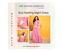 Buy Feeding Night Dress: Stylish and Functional For Breastfeeding Moms – The Kaftan Company