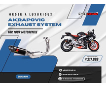 order a luxurious Akrapovic exhaust system for your motorcycle