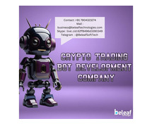 Crypto trading bot development company