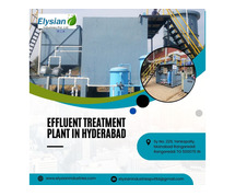 Effluent Treatment Plant in Hyderabad