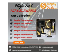 Shop Elegant and Durable Acrylic Awards from Trophy Deals