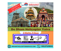 Live The Dream - Book Your Do dham  Yatra Helicopter Tour