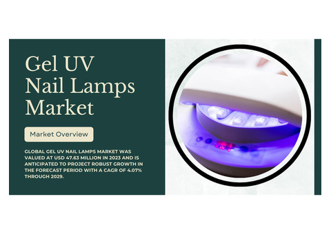 Gel UV Nail Lamps Market Dynamics: 4.07% CAGR and USD 47.63 Million Projected Size Through {2029}