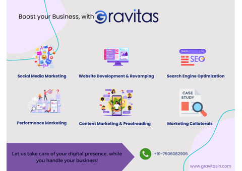 Best Digital Marketing Agency for Online Growth | Gravitas