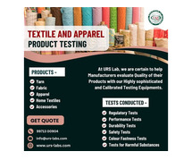 Textiles and Garments Product Testing Laboratory in Surat