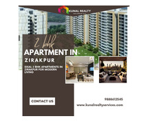 Ideal 2 BHK Apartments in Zirakpur for Modern Living