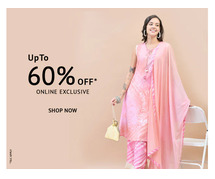 Celebrate Your Style, Upto 60% OFF Online Exclusive