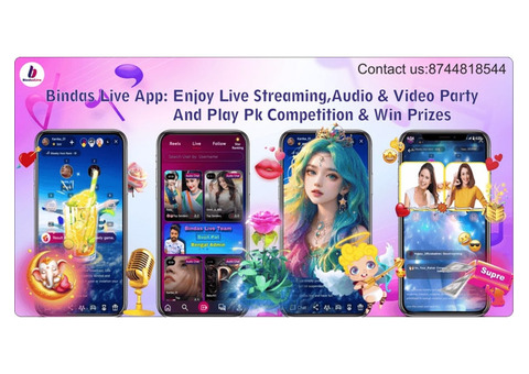 Bindas Live: The Ultimate Platform for Live Streaming, PK Battles and Big Rewards!