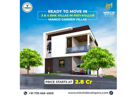 Explore Ready-to-Move 3 & 4 BHK Villas in Kollur