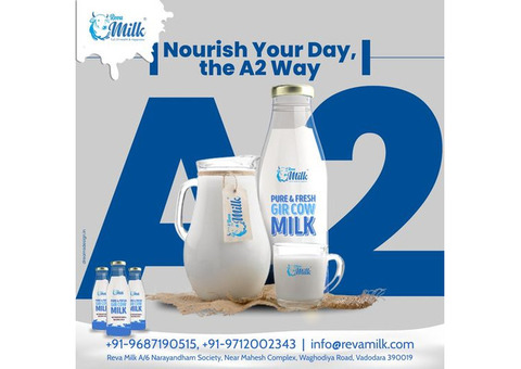 Buy Pure A2 Gir Cow Milk | 100% Natural & Organic A2 Milk for a Healthier Lifestyle