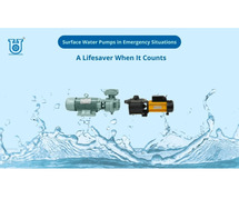 Surface Water Pumps by Unnati Pumps in Emergency Situations