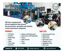 Automotive Testing Laboratory Services in Kolkata