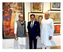 Sandeep Marwah Special Guest at Exhibition of Cinematic Heritage